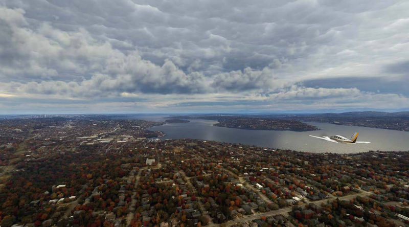 View of REX AccuSeason software illustrating customizable weather conditions