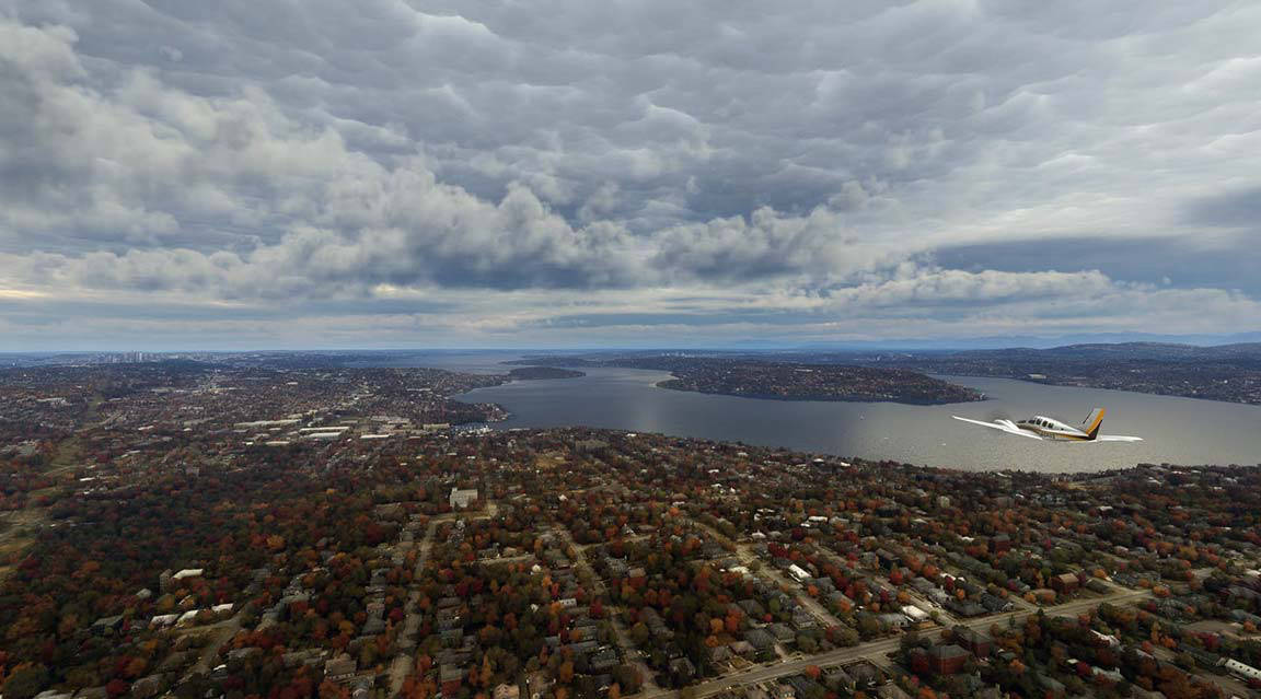 View of REX AccuSeason software illustrating customizable weather conditions