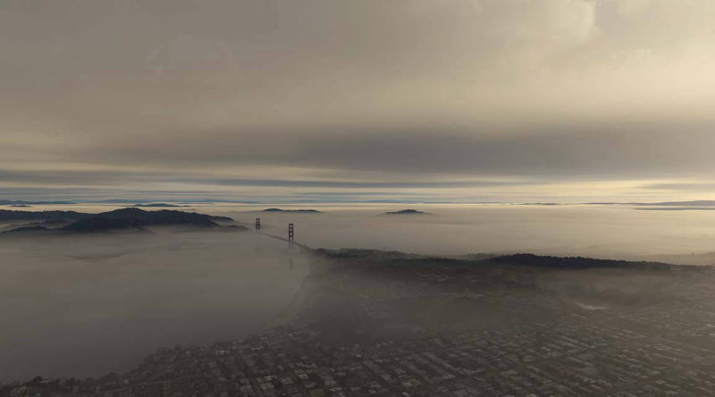 Visual representation of REX AccuSeason's weather presets feature in use