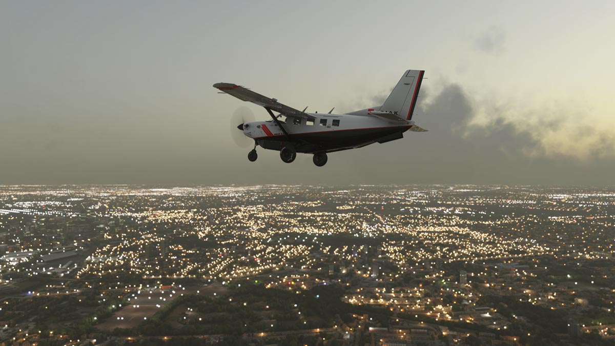 Before & after scene featuring the ash cloud fix from REX Atmos