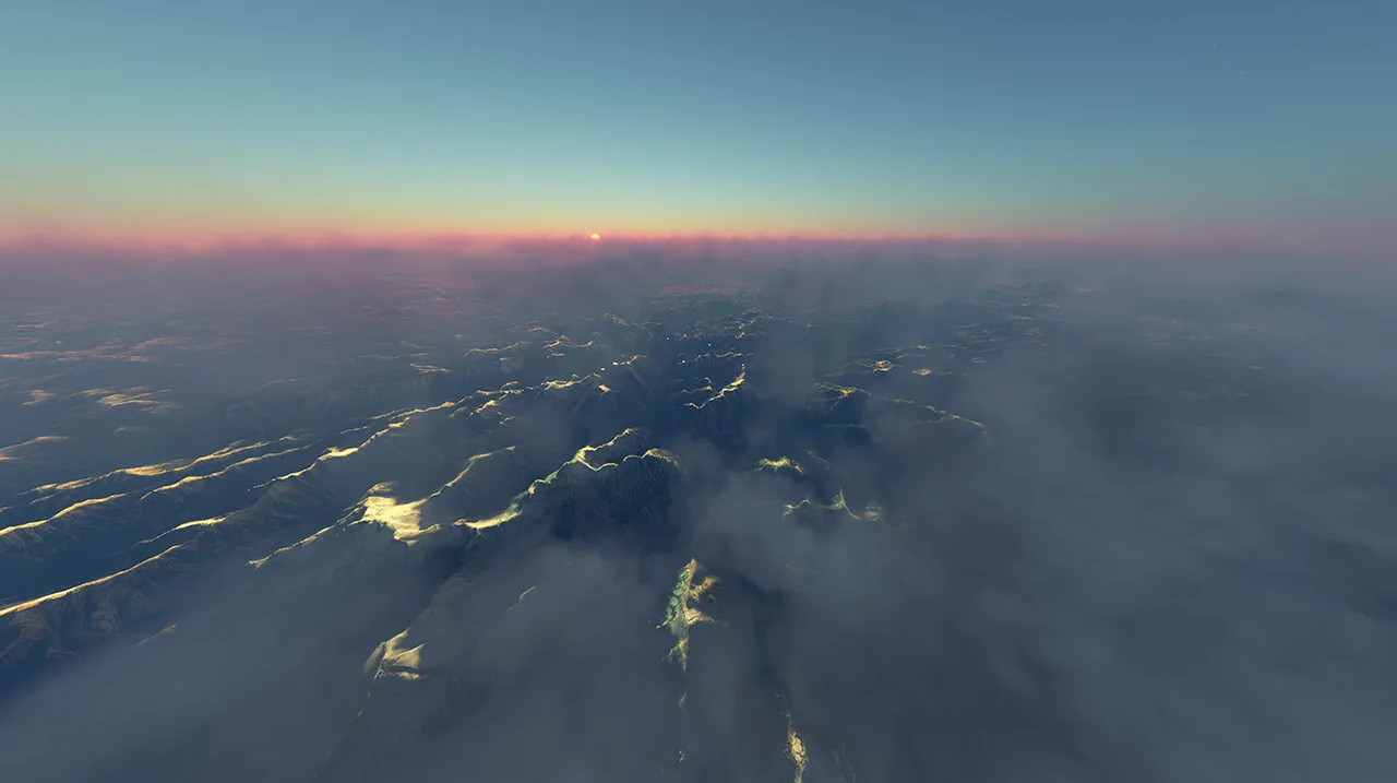 Cinematic skies in MSFS 2024 with REX Atmos CORE