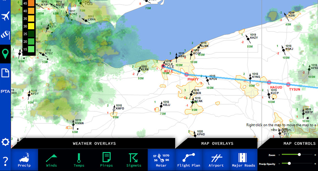 Weather UI from Sky Force 3D.