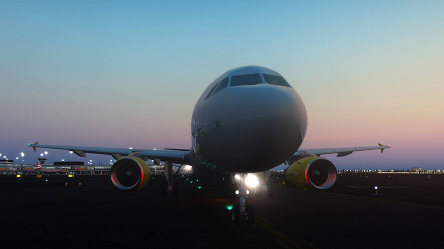 Beautifully rendered sky textures for Flight Simulator